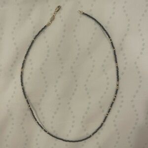 Enewton Black and Gold Beaded Necklace